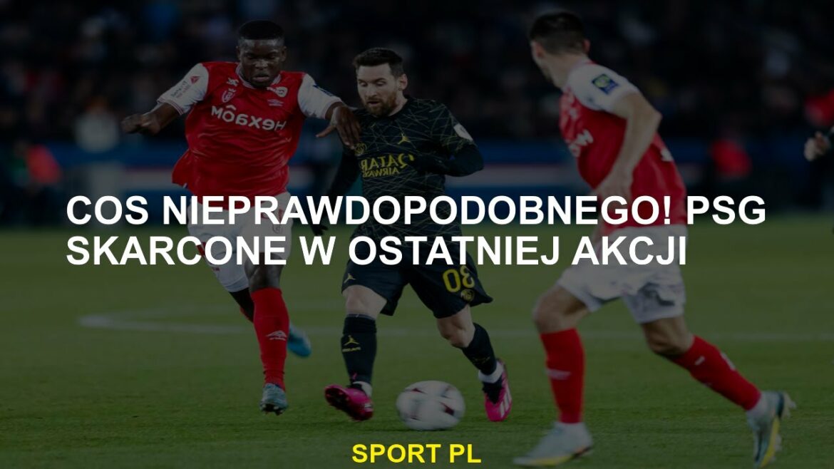 Something unbelievable!  PSG Skaarrowed in the last action