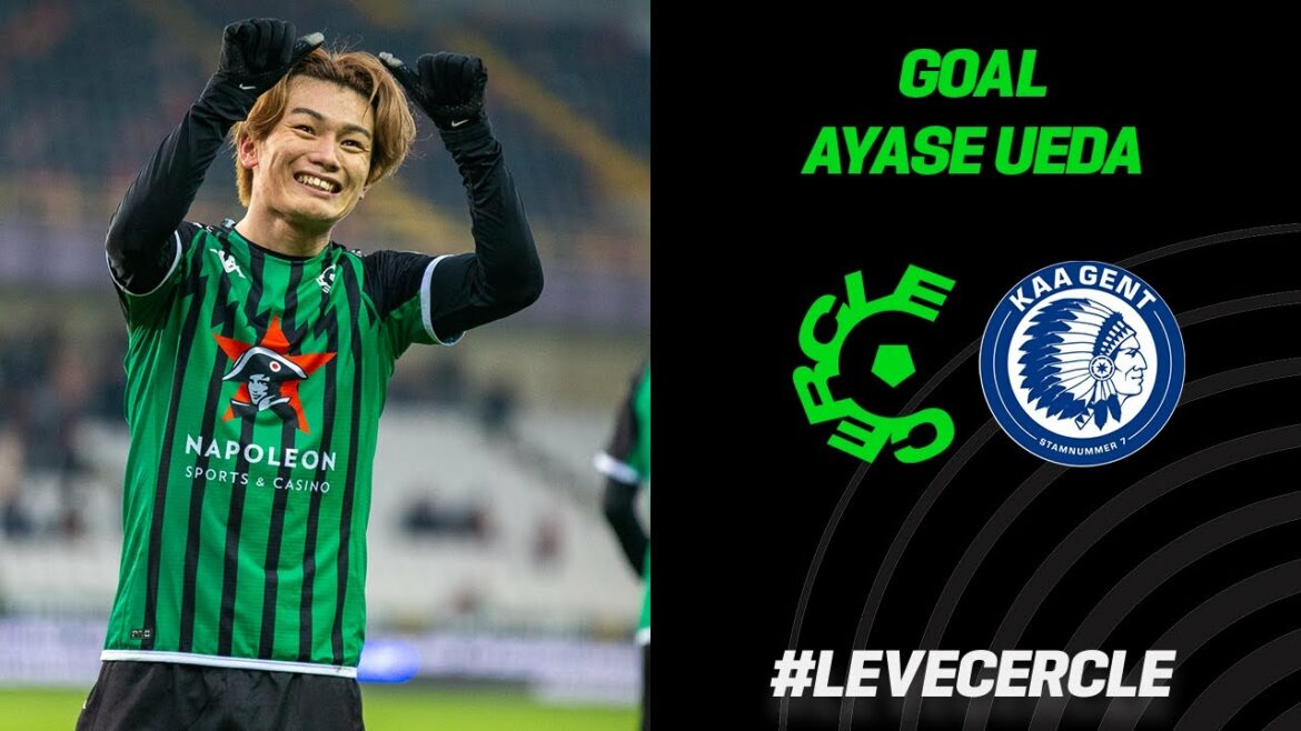 CERCLE BRUGGE-AA GENT |  GOAL Ayase Ueda (1-0)