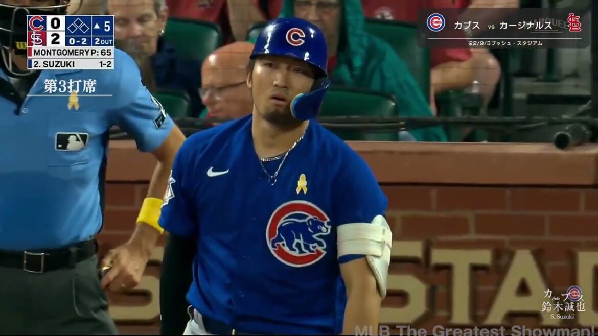 [Seiya Suzuki]Confrontation with Hicks, the fastest on the ground at 169.1 km! Hitting in 6 games in a row with multiple successes!Seiya Suzuki who hits constantly