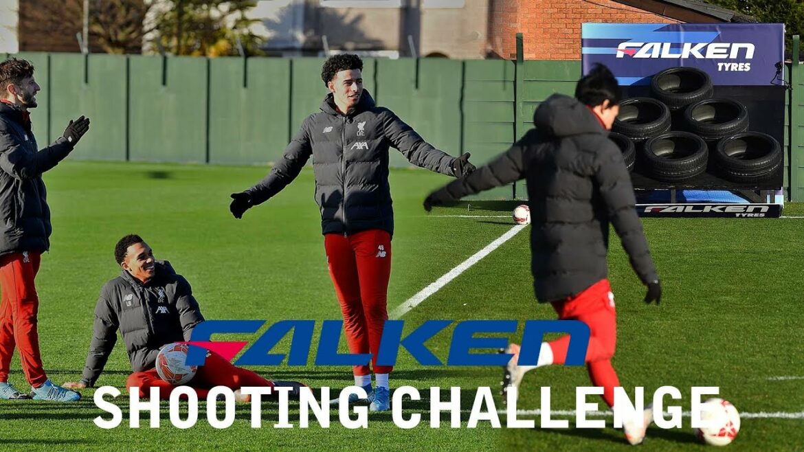 Trent & Origi v Minamino & Lallana v Elliott & Jones | Falken Tyres Shooting Challenge
