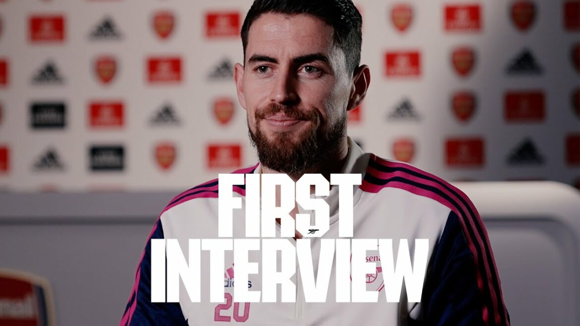 Welcome to The Arsenal, Jorginho! | First Interview Welcome to The Arsenal, Jorginho! | First Interview