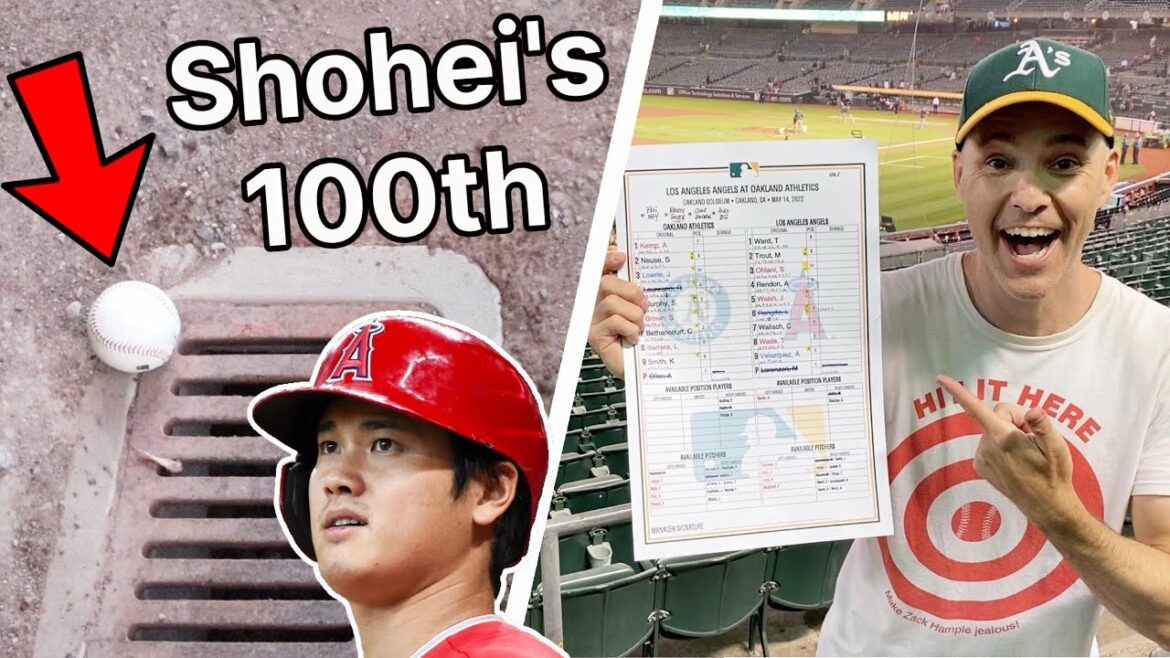 Was this BETTER than catching Shohei Ohtani’s 100th home run?! AMAZING NIGHT at the Oakland Coliseum