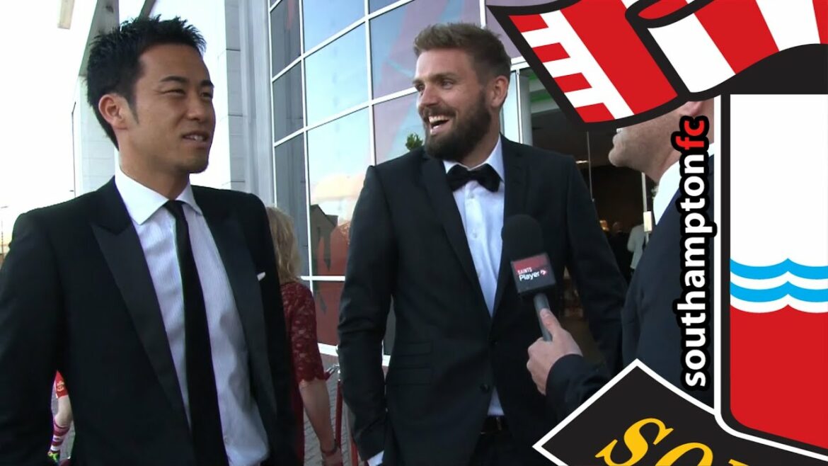 Red carpet banter from Jos and Maya!