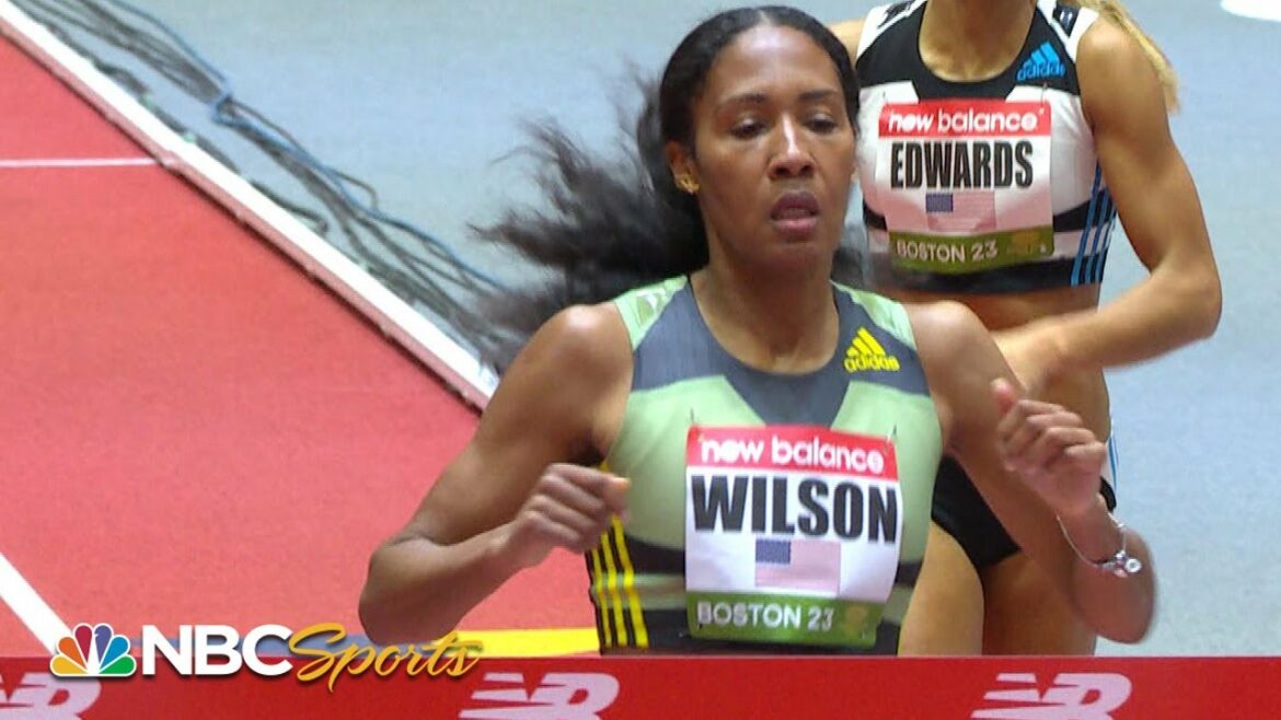 Ajee Wilson sets up showdown with Athing Mu by rallying for 800m win in Boston | NBC Sports Ajee Wilson sets up showdown with Athing Mu by rallying for 800m win in Boston | NBC Sports