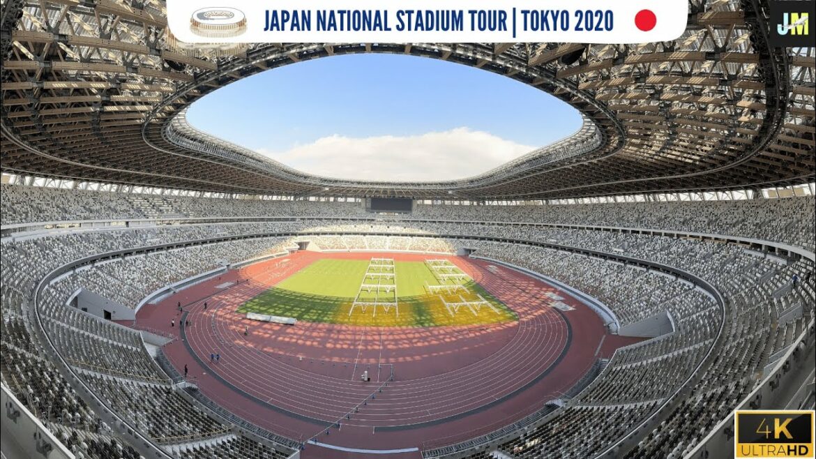 Japan National Stadium Tour | Home of the 2020 Tokyo Olympics | 4K