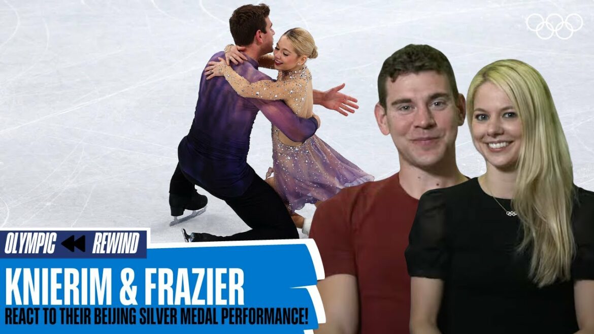 ⛸ Alexa Knierim & Brandon Frazier react to their Beijing Silver Medal Performance!