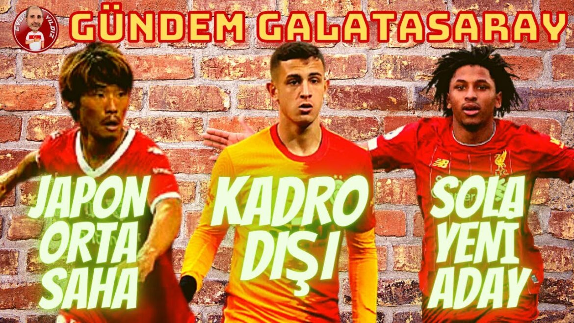 GALATASARAY'S TRANSFER TARGET HIDEMASA MORITA AND YASSER LAROUCI |  BARTUĞ ELMAZ OUT OF THE STAFF