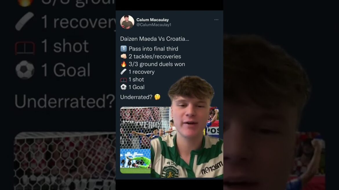 Daizen Maeda vs Croatia