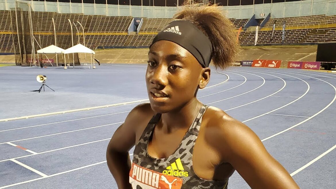 Alexis James wins 100m hurdles at Youngster Goldsmith Classics Alexis James wins 100m hurdles at Youngster Goldsmith Classics
