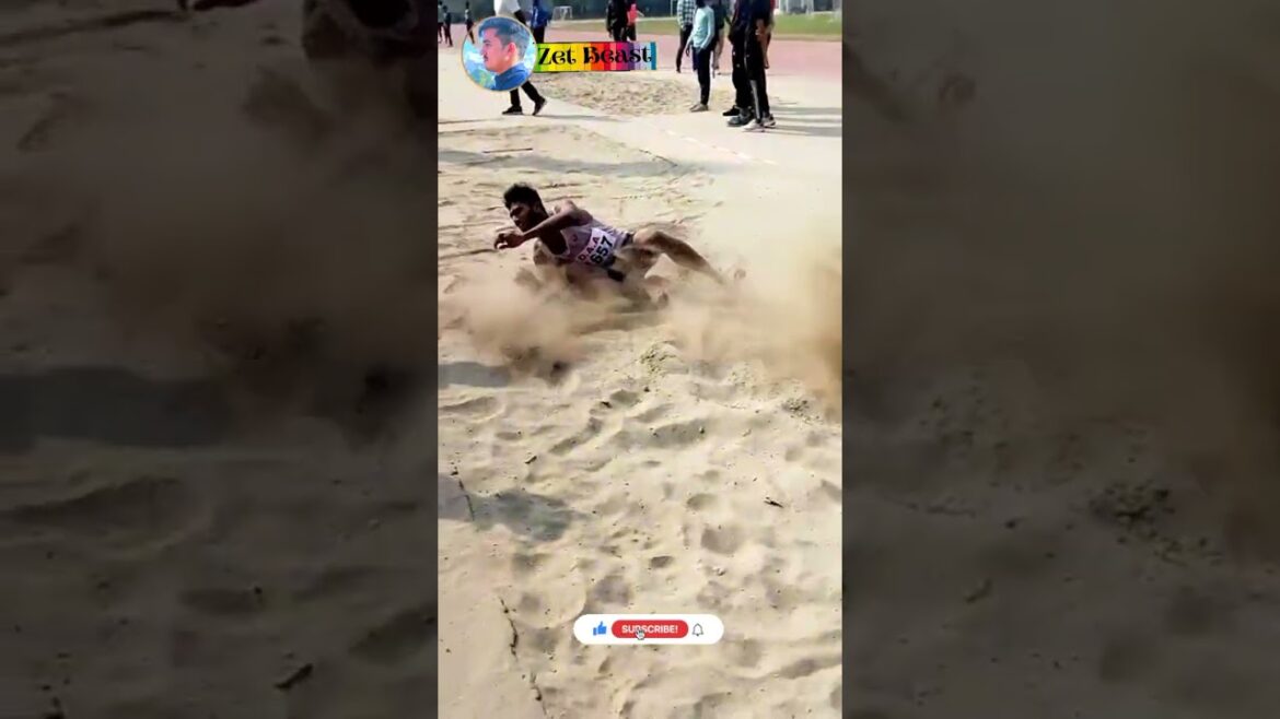 #crazy #indian Long jump Comptition//Track and field//Olympic Games #motivation #athlete#jump#shorts