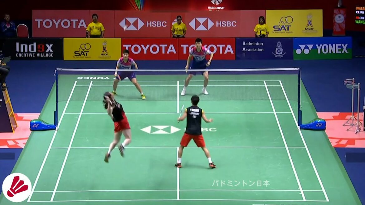 Watanabe’s dramatic match with Olympic champions | Yuta Watanabe / Arisa Higashino vs Wang Ilyu / Huang Dongping | Badminton Japan Watanabe's dramatic match with Olympic champions | Yuta Watanabe / Arisa Higashino vs Wang Ilyu / Huang Dongping | Badminton Japan