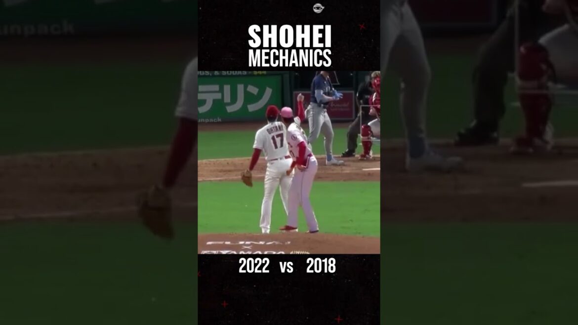 Shohei Ohtani, 2022 Mechanics vs. 2018 Mechanics #shorts