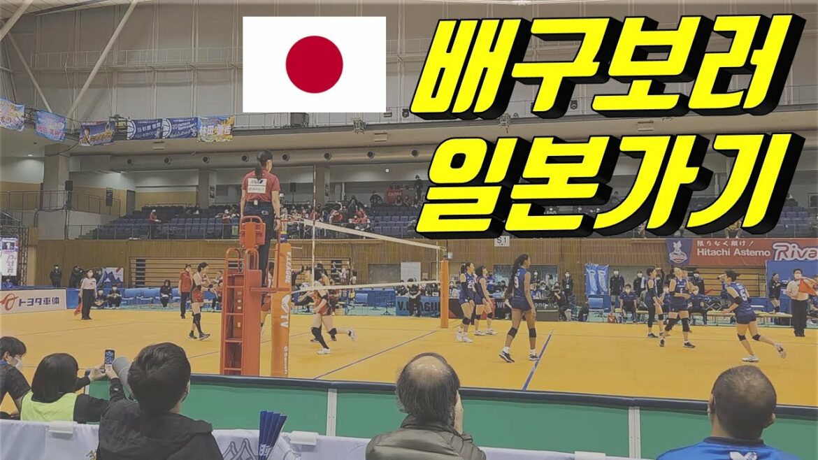 Go to Japan from Korea to watch volleyball Women's volleyball [1편]