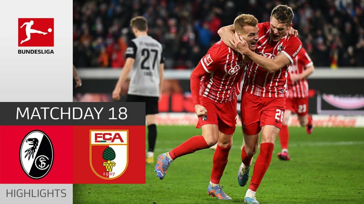 SC Freiburg – FC Augsburg 3-1 | Highlights | Matchday 18 – Bundesliga 2022/23 SC Freiburg - FC Augsburg 3-1 | Highlights | Matchday 18 – Bundesliga 2022/23