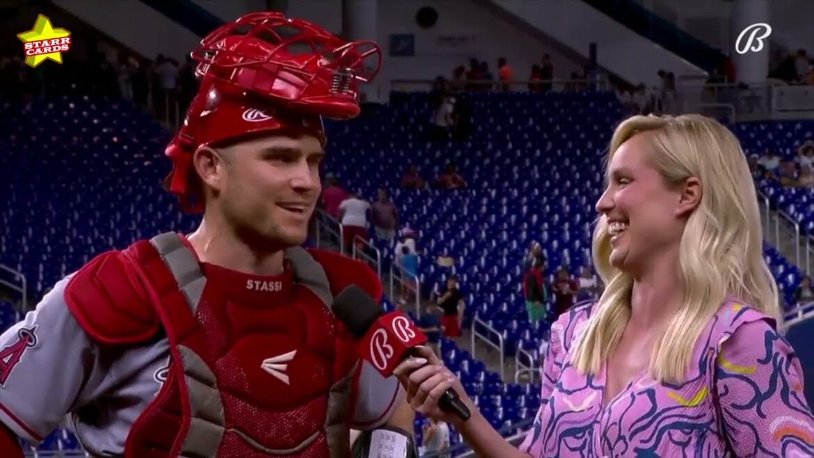 Max Stassi reacts after Shohei Ohtani make MLB history with two-way masterpiece vs. Marlins