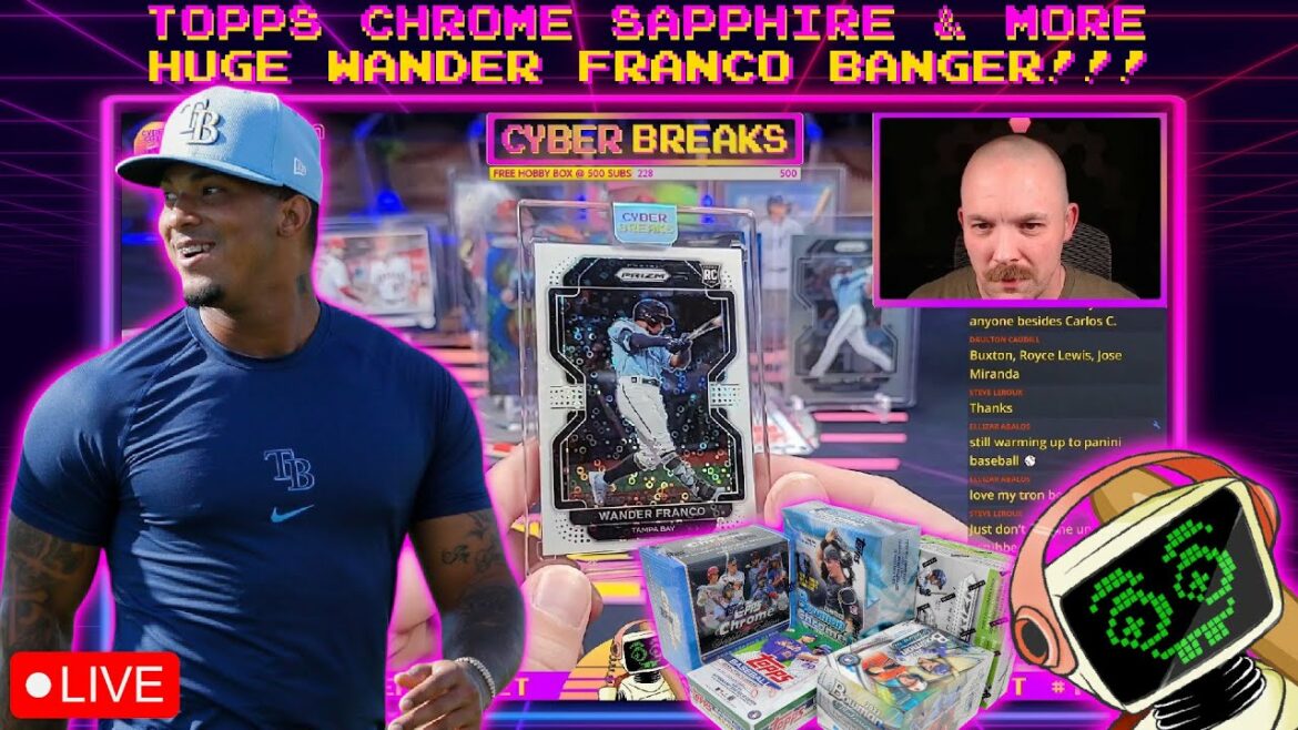 LIVE MLB Baseball Break - 2022 Topps Chrome Sapphire, Bowman Chrome, MORE - Huge Wander Hit 🔥🔥🔥