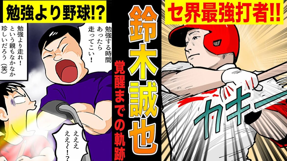 This is the story of Carp's Seiya Suzuki becoming one of the most powerful players in the baseball world with both home runs and laser beams!!