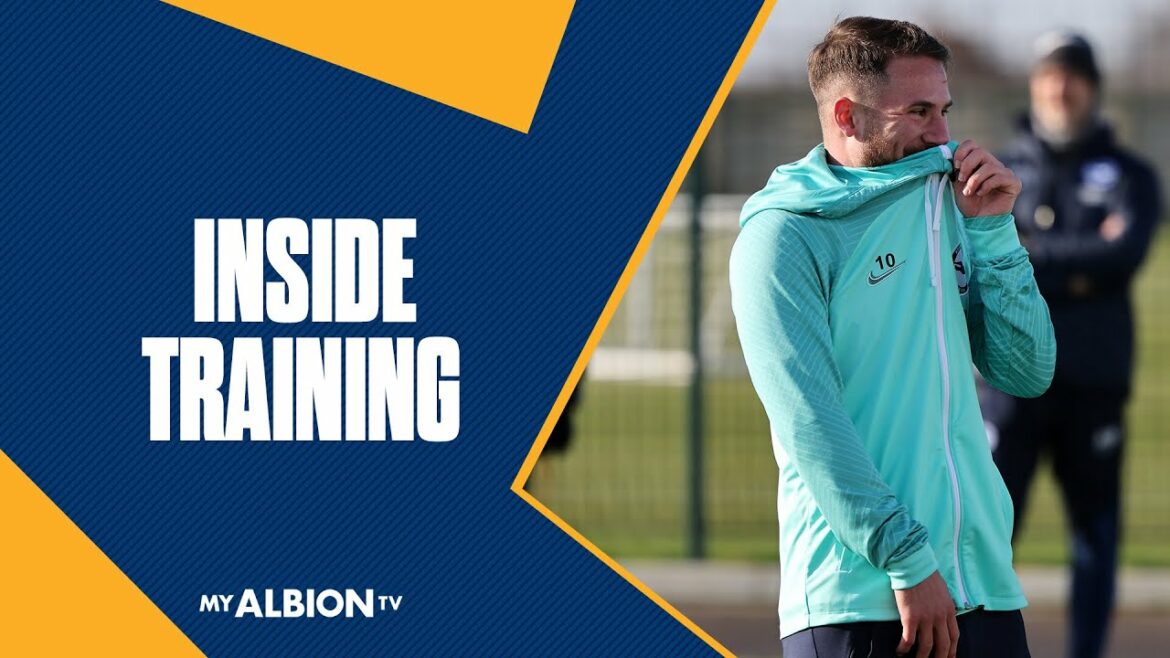 Intense Attacking Drill With Mitoma, Mac Allister & More! | Brighton's Inside Training