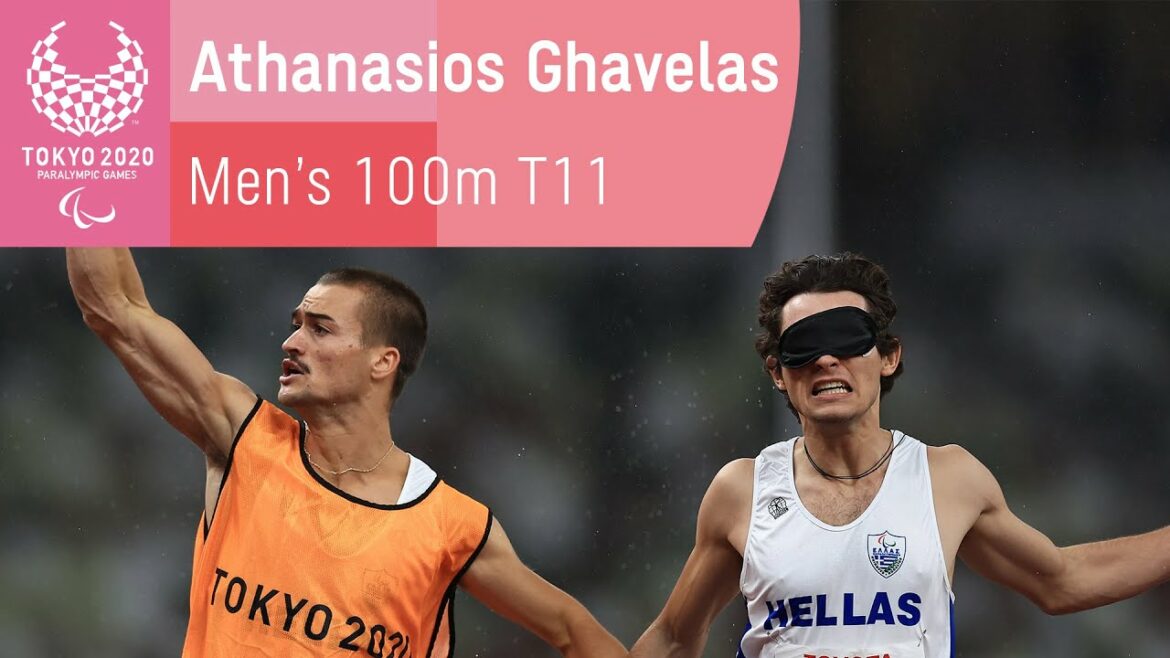 🇬🇷 Athanasios Ghavelas Sets 100m T11 World Record! | Athletics | Tokyo 2020 Paralympic Games 🇬🇷 Athanasios Ghavelas Sets 100m T11 World Record! | Athletics | Tokyo 2020 Paralympic Games
