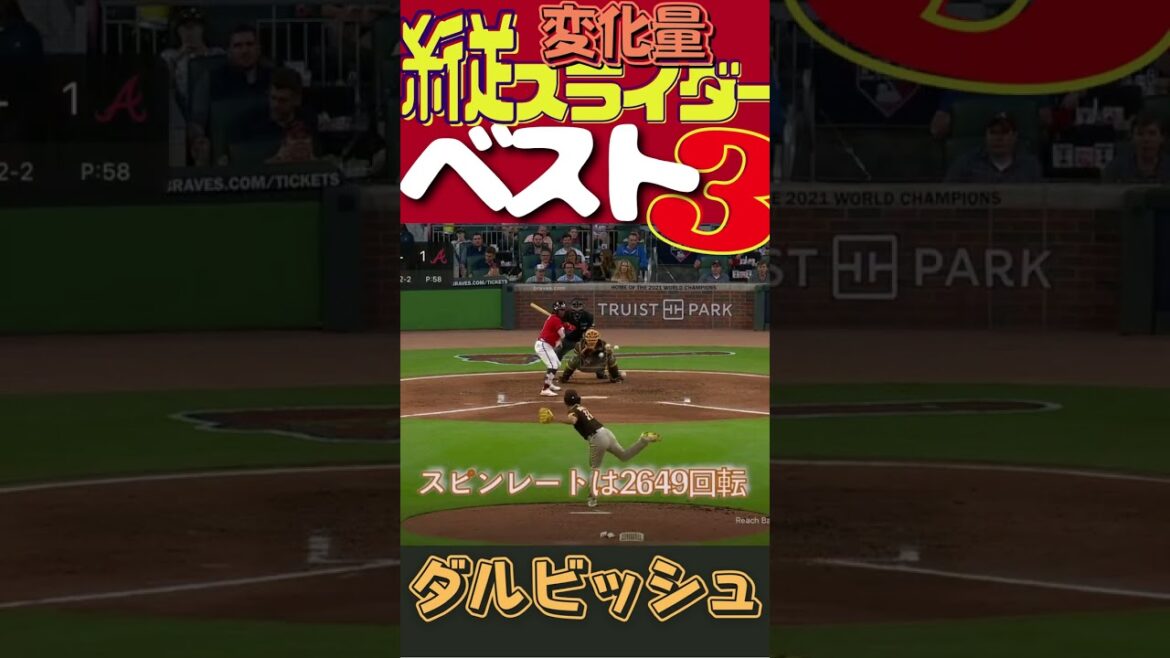 # Darvish's vertical slider is amazing!  !