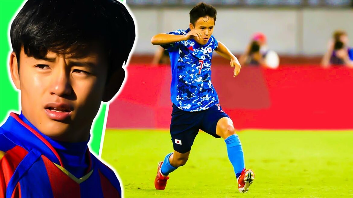 Takefusa Kubo Teaching Football in Japan!