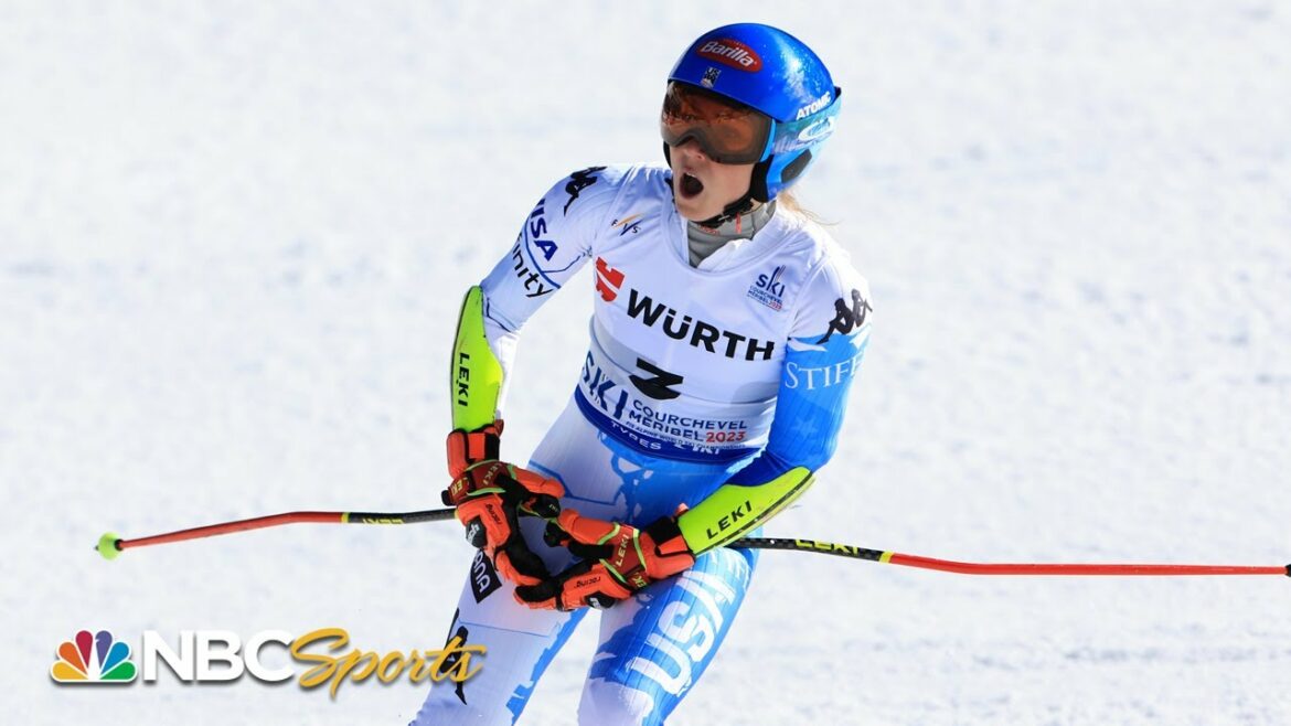 Mikaela Shiffrin claims HISTORIC gold with World Championship giant slalom title | NBC Sports