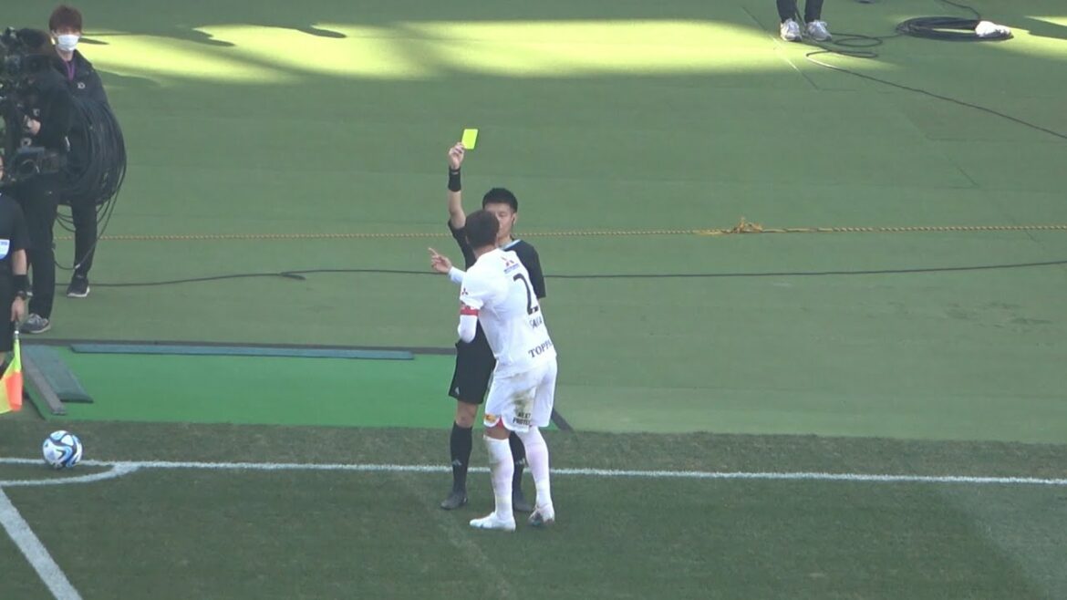 Yellow card for Hiroki Sakai's protest[FC Tokyo x Urawa Reds]
