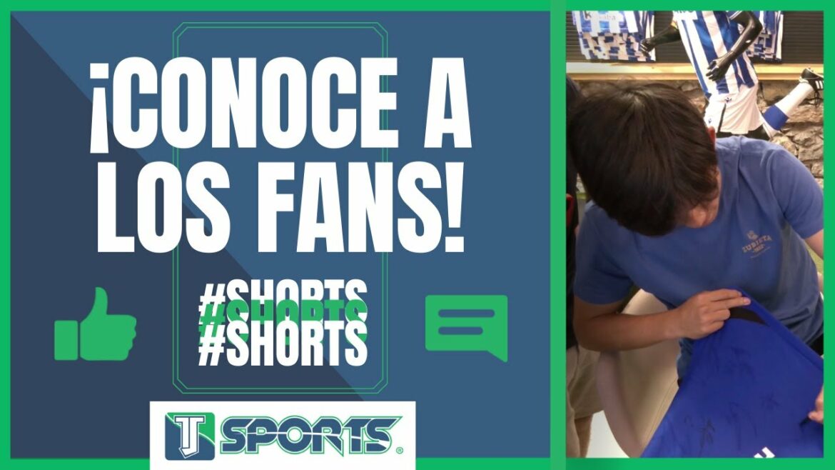 The Japanese Takefusa Kubo MEET Real Sociedad fans at the Official Store #Shorts The Japanese Takefusa Kubo MEET Real Sociedad fans at the Official Store #Shorts