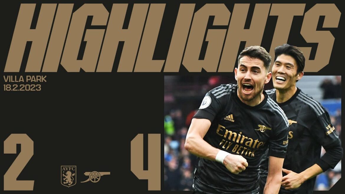 HIGHLIGHTS | Aston Villa vs Arsenal (2-4) | Premier league