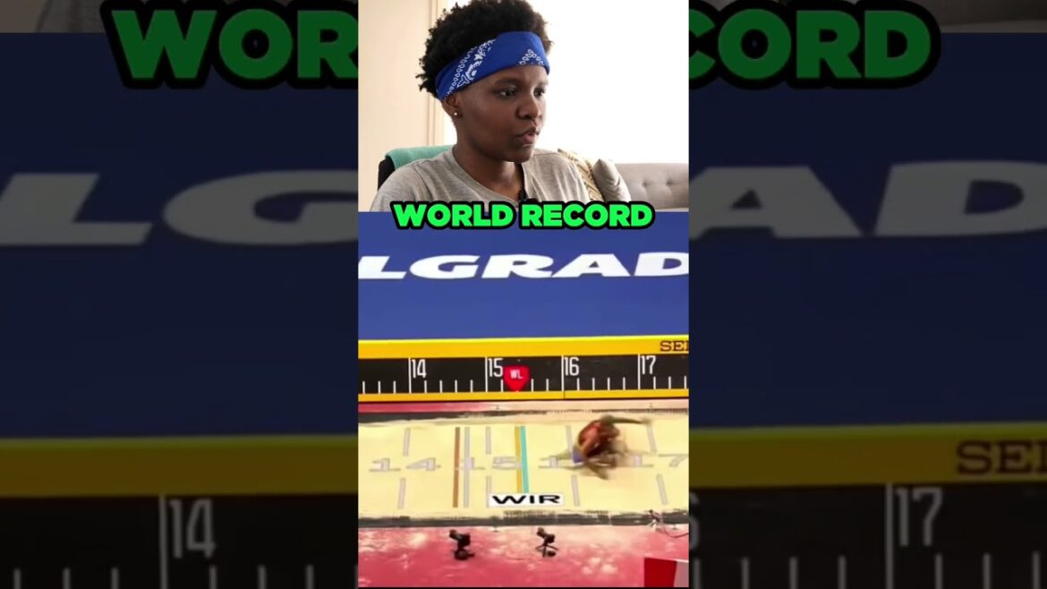 Yulimar Rojas Unbelievable World Record 🔥 #shorts #athletics #reactionvideo