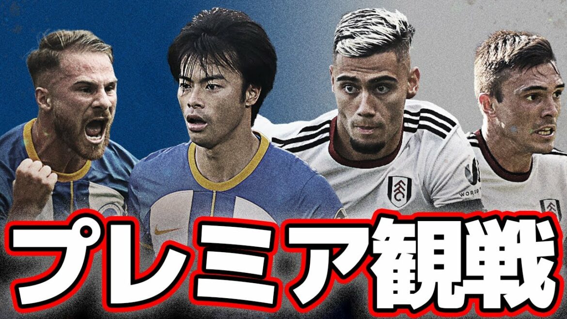 [Live-action viewing]Watch Brighton VS Fulham!  !  ! Full support for Mitoma![*No game footage]