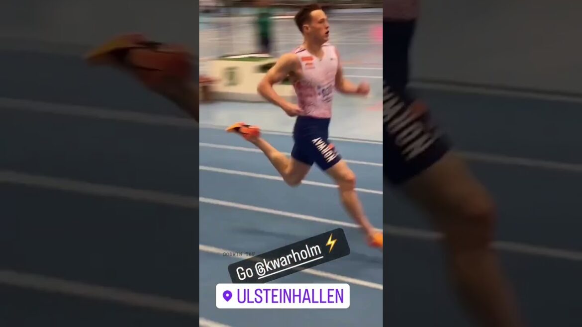 karsten warholm season opener  45.31s flat 400m