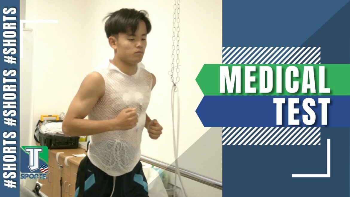 The Japanese Takefusa Kubo does MEDICAL TESTS with Real Sociedad #Shorts The Japanese Takefusa Kubo does MEDICAL TESTS with Real Sociedad #Shorts