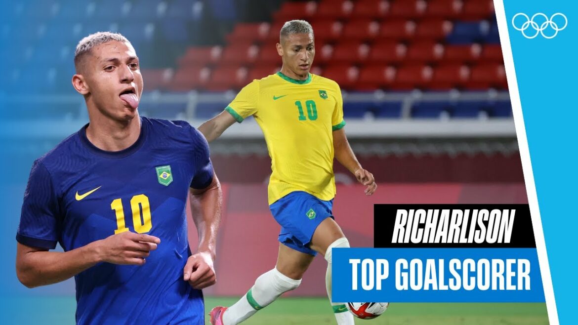 Richarlison 🇧🇷 Tokyo 2020's top goalscorer! ⚽️