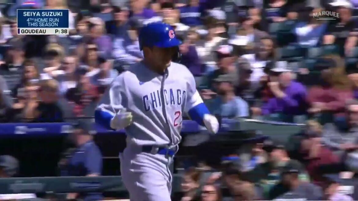 Seiya Suzuki Hits His 4th Home Run Of The Season