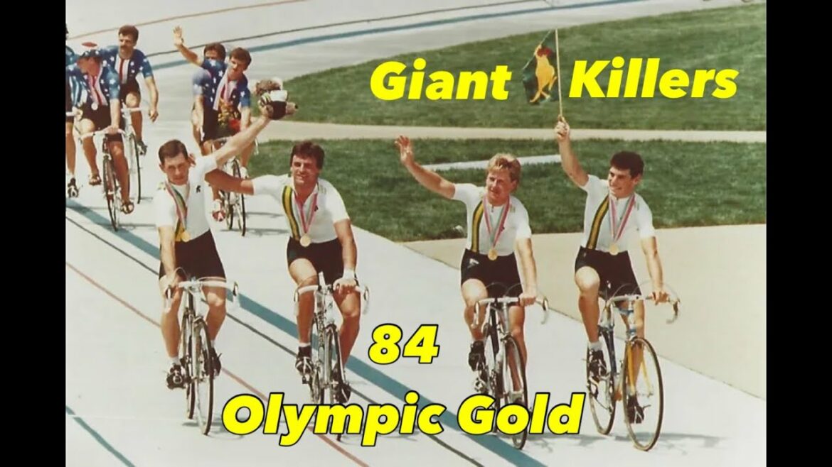 1984 AUS v US Olympic Gold Track Cycling 4000m Team Pursuit Final at Los Angeles Olympics
