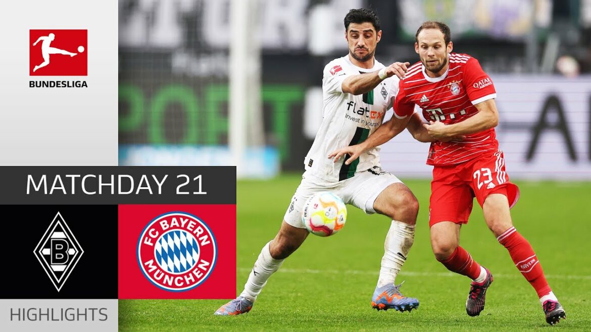 Borussia M'gladbach - Bayern Munich 3-2 |  Highlights |  Matchday 21 – Bundesliga 2022/23