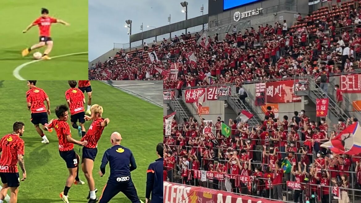[Kashima Antlers]Warming up before the game is hot! ️ Kiyo Ueda's shooting practice