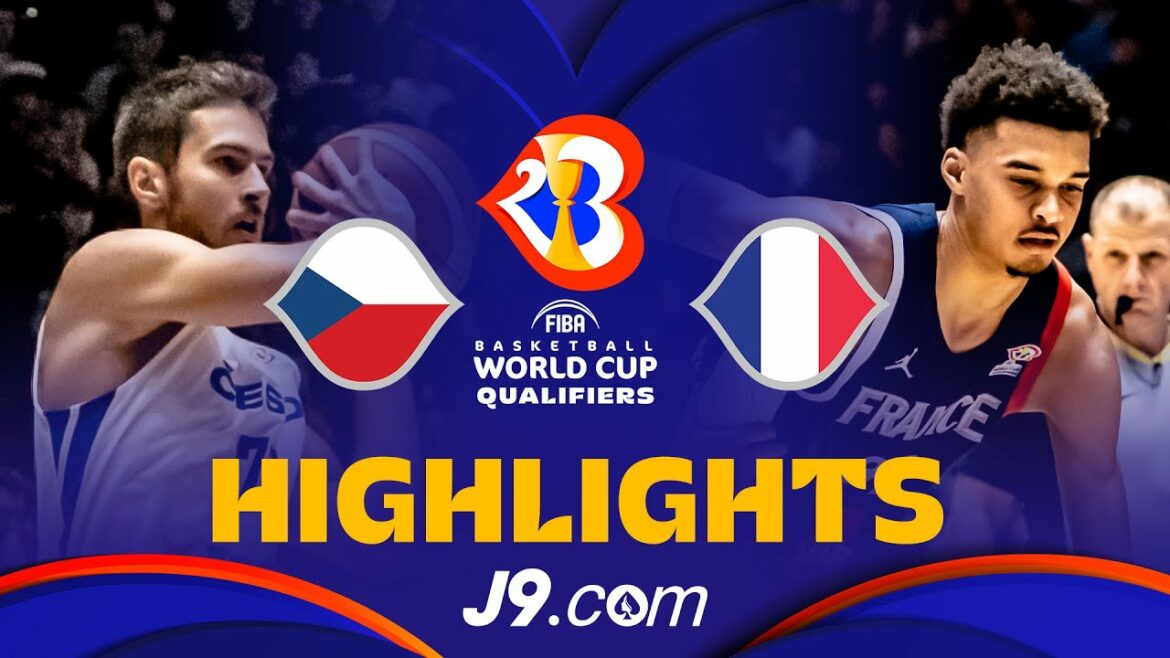 Victor Wembanyama Shines in France vs Czech Republic Game | #FIBAWC 2023 Qualifiers
