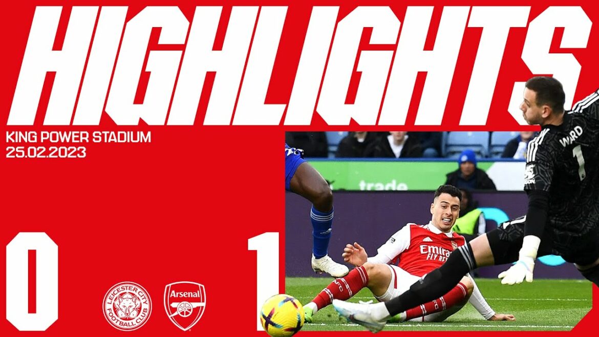 HIGHLIGHTS | Leicester City vs Arsenal (0-1) | Martinelli scores winner! HIGHLIGHTS | Leicester City vs Arsenal (0-1) | Martinelli scores winner!