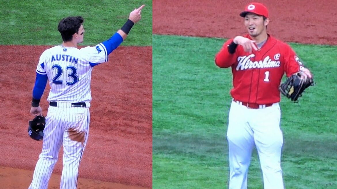 Is it because of the wind?The interaction with Seiya Suzuki, who makes excuses for Austin, is heartwarming. Is it because of the wind?The interaction with Seiya Suzuki, who makes excuses for Austin, is heartwarming.