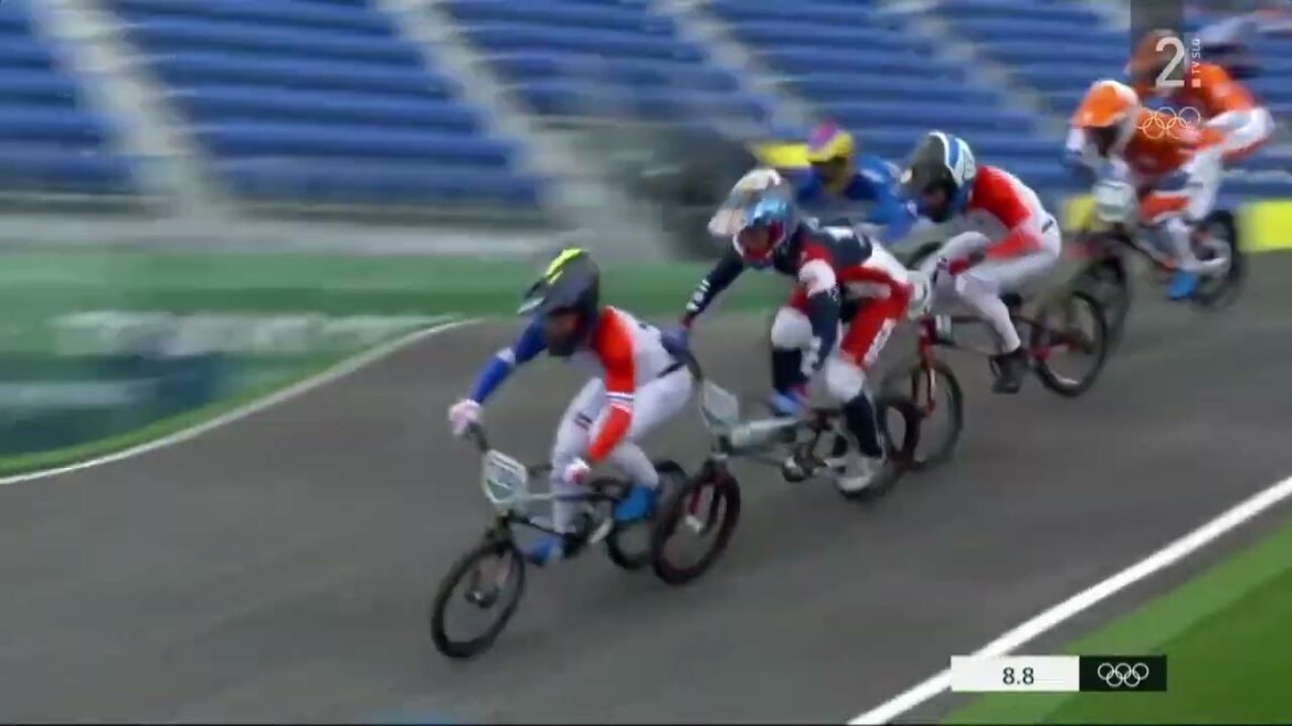 Olympic games  Tokyo 2020 men elite crash bmxrace