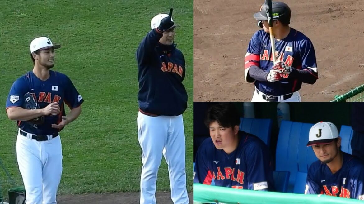[Shock bullet]Munetaka Murakami, a mighty home run from Darvish to the back screen! Daru is so frustrated that he requests another match. Scenes of talking on the bench after the confrontation[Samurai Japan Miyazaki Camp]2023.2.21