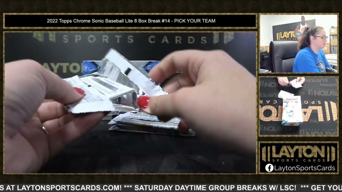 2022 Topps Chrome Sonic Baseball Lite 8 Box Break #14 PICK YOUR TEAM 2022 Topps Chrome Sonic Baseball Lite 8 Box Break #14 PICK YOUR TEAM