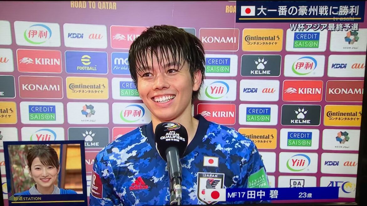 Kengo Nakamura → Midori Tanaka → TV Asahi's wonderful connection