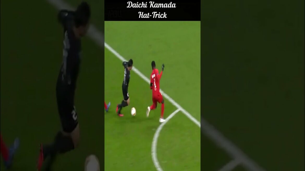 Daichi Kamada Hat Trick |  Eintracht Frankfurt vs RB Salzburg 4-1 |  UEFA Europa League |  2020 #shorts