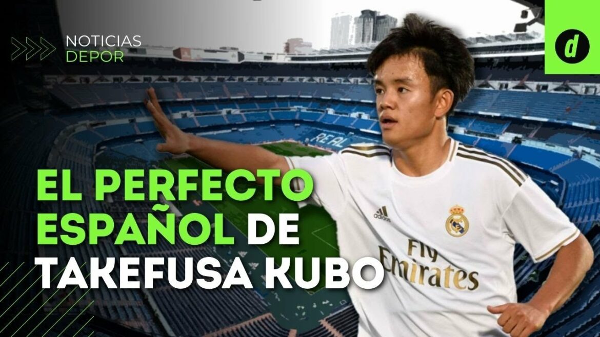 CRAZY! The incredible Spanish of the Japanese Kubo with Real Madrid CRAZY! The incredible Spanish of the Japanese Kubo with Real Madrid