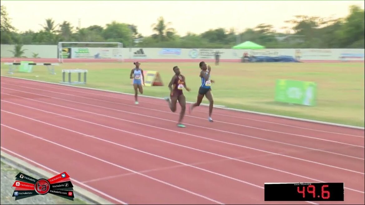 Record-Breaking Performance: Rickiann Russell Outclasses Oneika McAnnuff in 400m Final Record-Breaking Performance: Rickiann Russell Outclasses Oneika McAnnuff in 400m Final