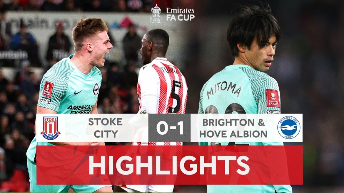 Mitoma & Ferguson Link Up Sends Brighton Through | Stoke City 0-1 Brighton | Emirates FA Cup 2022-23