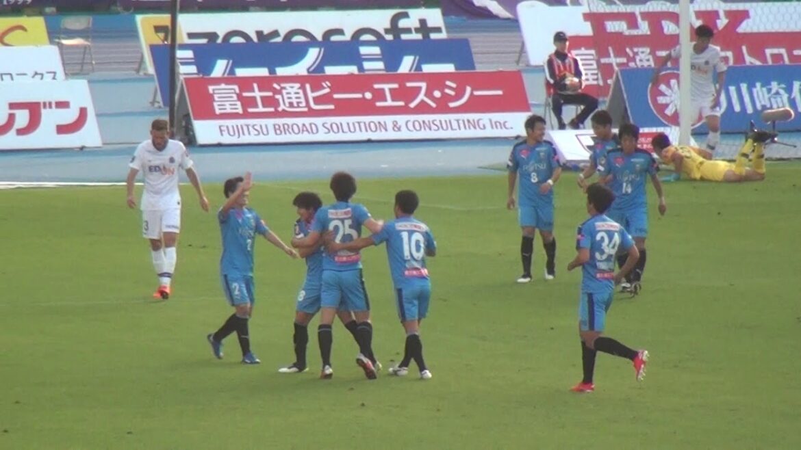 November 2, 2019 Kawasaki VS Hiroshima 21st minute Midori Tanaka goal November 2, 2019 Kawasaki VS Hiroshima 21st minute Midori Tanaka goal